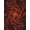 Orange Red Black, Pattern 1, variant on ODIKA 8'x10' Washable Area Rug Durable, Non-Slip Volcano Crimson Deep Flow Cracked Rock Formation Vortex Pile for Living Room, Under Sectional, Family