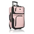 thumbnail image 3 of Juego de equipaje U.S. Traveler Rio Rugged Fabric de 2 piezas, color rosa, 3 of 8