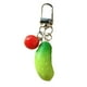 thumbnail image 2 of Simulación de pepino, verduras y frutas Colgante de resina Plátano Uva Llavero Colgante Adorno, 2 of 3