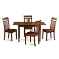 thumbnail image 2 of East West Furniture 5  Pc  Kitchen  table  set  -  Table  with  Leaf  and  4  Dining  Table  Chairs, 2 of 2
