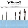thumbnail image 2 of Trekell Onyx Short Handle Top Sellers Brush Set, 2 of 5