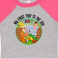 thumbnail image 4 of Inktastic First Trip to the Zoo Boys or Girls Baby Bodysuit, 4 of 5