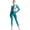 Light Blue, variant on Doomiva Womens Full Body Unitard Ballet Jumpsuit Long Sleeve One Piece Gymnastics Dance Bodysuits Burgundy L