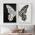 thumbnail image 2 of IDEA4WALL Framed Canvas Print Wall Art Set Black and White Butterfly Prints Nature Modern Art Boho Wall Decor Geometric Minimal Artwork for Living Room, Bedroom, Office -, 2 of 5