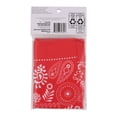 thumbnail image 5 of Way to Celebrate Festive 1 Count Red Bandana, 5 of 5