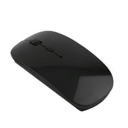 VML-09 Portable Rechargeable Bluetooth 3.0 Wireless Mouse for Laptop PC Tablet Computer (Black)