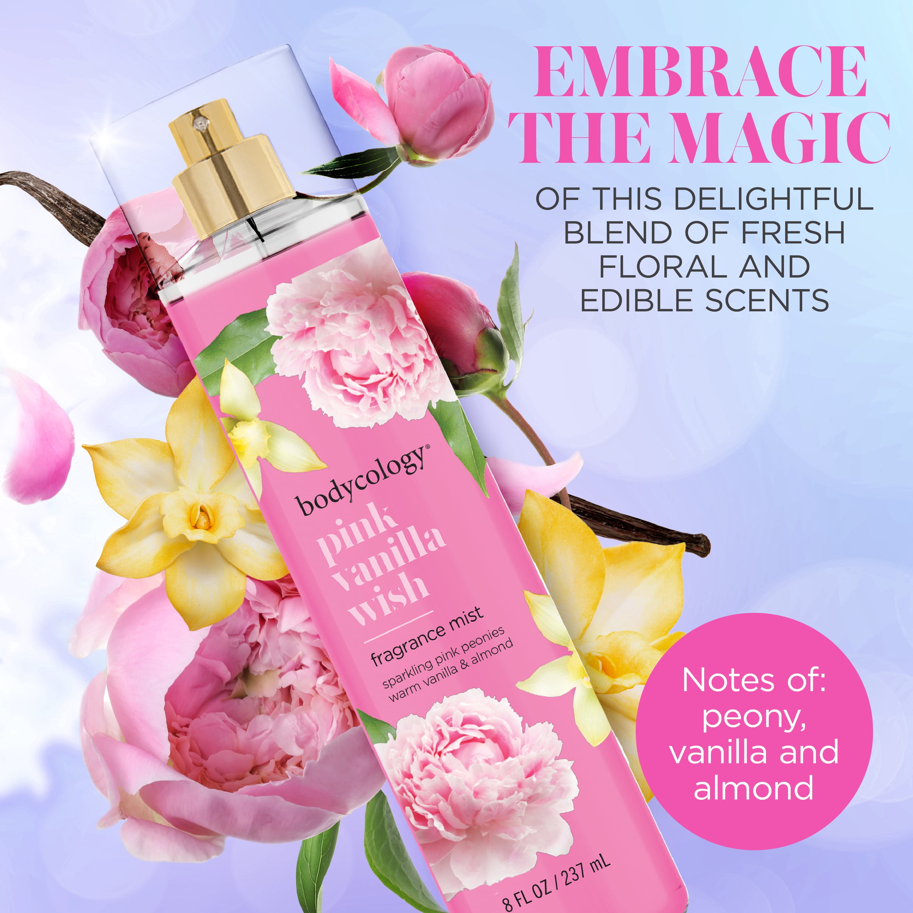 Bodycology Pink Vanilla Wish Body Mist, 8 fl.oz.