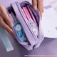 thumbnail image 2 of Estuche para lápices, múltiples compartimentos, gran capacidad, bolsa para lápices, bolsa para bolígrafos para adolescentes, mujeres, estudiantes, adultos, organizador de papelería, bolsa, 2 of 5