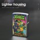 thumbnail image 4 of Las Tortugas Ninja-theme Copper Metal Lighter Shell, Premium Replacement Refillable Lighter Case with Durable Metal Construction, Compatible with Zippo and Most Standard Lighter Models, 4 of 6
