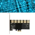 thumbnail image 4 of PCIE 1 à 6 USB Slots Riser Card, PCIE 1X USB3.0 PCIE 1 à 6 Riser Card Largement Compatible pour PC pour les Graphiques pour Ordinateur, 4 of 8