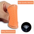 thumbnail image 3 of LLC 4-Pack Universal Anti-Slip Car Cup Holder Coasters - Orange, 3 of 5