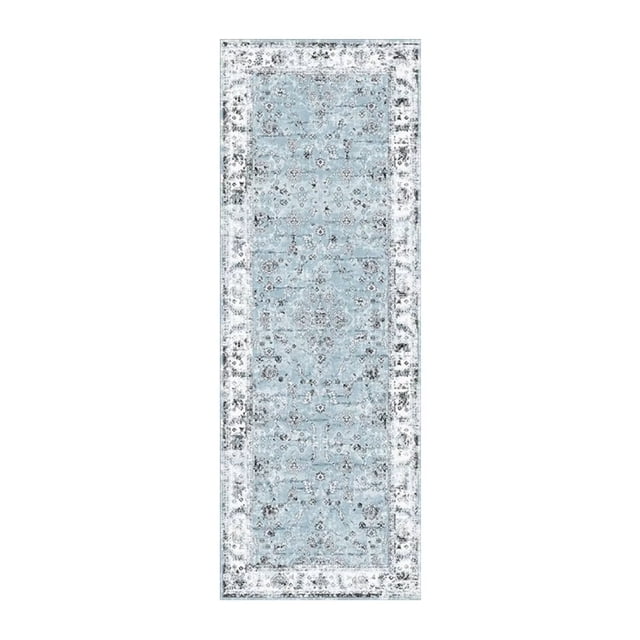 Bohemian Style Modern Carpet Hallway 40*120cm Non-Slip Washable Area Rug, Long Strip Carpet for Kitchen Hallway Laundry Room Bbedroom