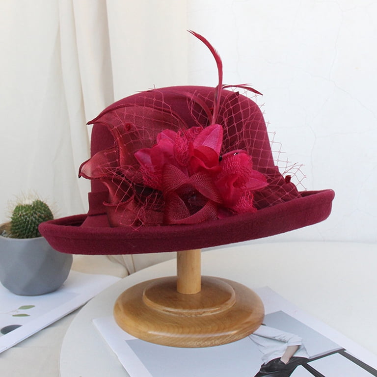 XUEMAO Bowler Hat for Women Elegant Autumn And Winter  display picture 2
