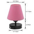 thumbnail image 6 of Kiven Cordless Table Lamp Indoor, Battery Operated Nightstand Lamp with Linen Lampshade, Rechargeable Modern Bedside Lamp, Farmhouse Style Home Decor, 1 Pack, 6 of 7
