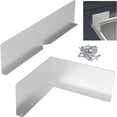 thumbnail image 1 of Roofing Corner Gutter Guards Prevent Rainstorm from Flowing Guards for Outdoor Roof Rain Gutter, 1 of 5