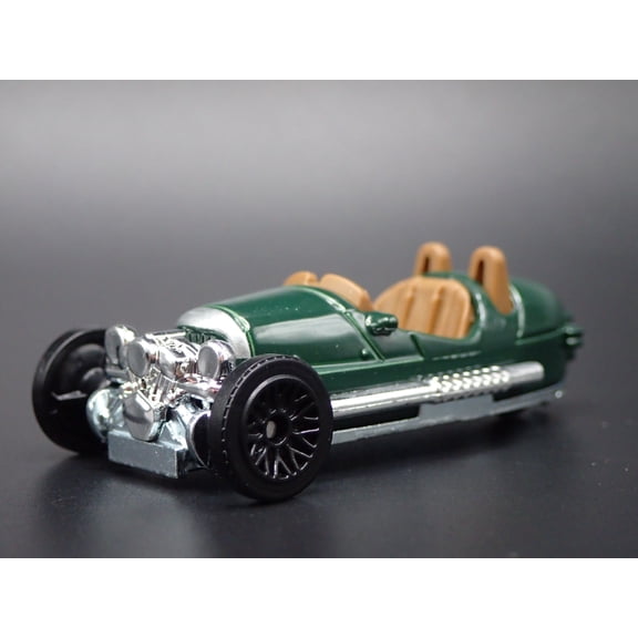 Open Box 2022-2025 MORGAN 3 WHEELER GRN 1:64 SCALE COLLECTIBLE DIORAMA DIECAST MODEL CAR