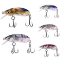 thumbnail image 3 of 1 Pcs Leurre de Pêche Minnow Artificiel 7g/5cm Crankbait pour Bar, 3 of 9