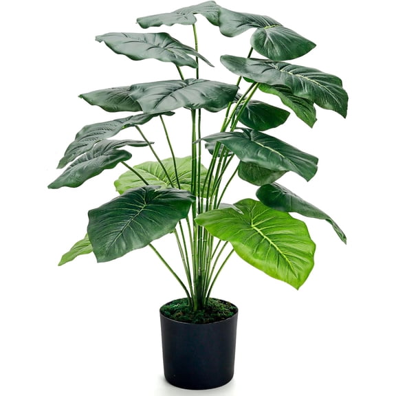 28'' Fake Plants Large Artificial Tropical Faux Plants Indoor Tall for Room Home Bathroom Farmhouse Outdoor Decor