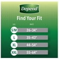 thumbnail image 3 of Depend Fit-Flex Men's Maximum Adult Incontinence Underwear, XL, Grey, 36 Count, 3 of 3