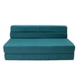 thumbnail image 2 of Sofá Cama Plegable - Queen Size - Verde Petróleo Home Memory Foam SOFA CAMA COZY, 2 of 11