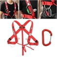 thumbnail image 4 of Arnés de escalada Cola Arnés de medio cuerpo Actualización roja con clip, 4 of 8