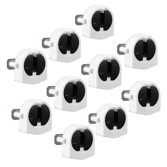 10Pcs 2A F288A T5 Light Socket G5 Base Fluorescent Lamp Holder White