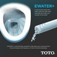 thumbnail image 4 of Toto MW4543046CUFGA-01 1.28 GPF Cube 1G Toilet with Auto Flush S500E Washlet, Cotton White - 2 Piece, 4 of 10