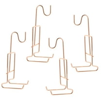 MEIBUTYUP Rose Metal Mug Holder Set of 4 for Home Kitchen Coffee Cup Storage and Display