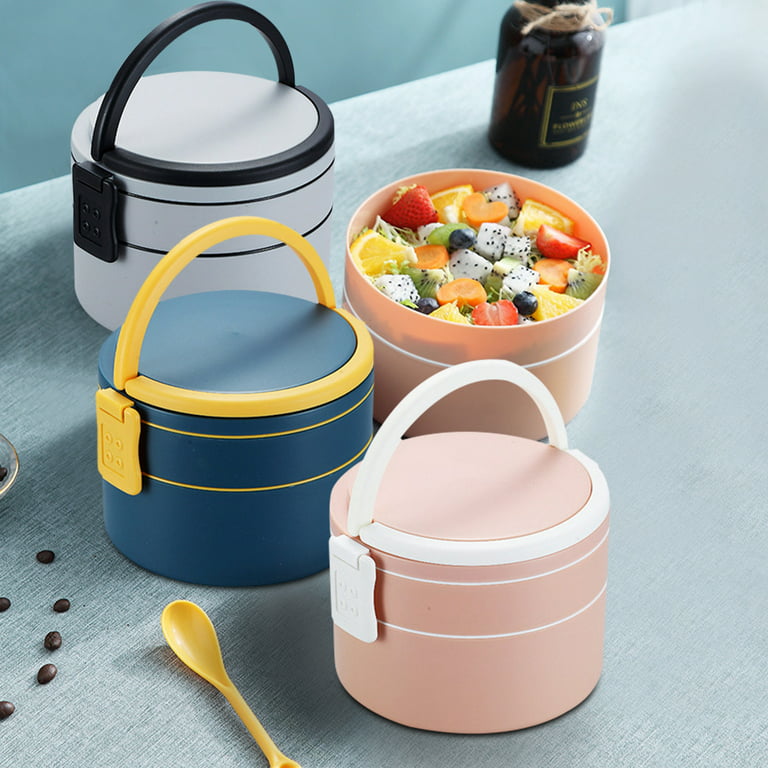 Stackable Stainless Steel Thermal Food Container Bento Lunch Box