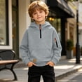 thumbnail image 6 of Zeijnsda Kids Boys Hoodies Fashion Sporty Long Sleeves Sweatshirts Children Youth Leisure Everyday Wear Hooded Tops for 4-15 Years, 6 of 9