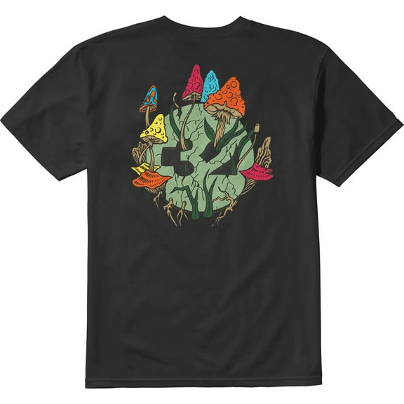 ThirtyTwo Men's T-Shirt 32 Art Crewneck Short Sleeve Tee (Small, Black)