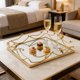 thumbnail image 5 of Gold Iron Art Bird Mirror Tray Decorative Vanity Tray for Jewelry Cosmetics Perfume Storage Home Decor, 5 of 7