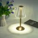 thumbnail image 5 of 2X LáMpara de Mesa Decorativa de Cristal LED 800MAh AtmóSfera Recargable Luz Brillo de 3 Niveles para Restaurante Café, 5 of 5