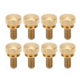 thumbnail image 5 of 50Pcs Flat Knurled Thumb Screw Wring Round Head Pure Copper Non Slip Industrial Supplies(M5 x 10mm ), 5 of 5