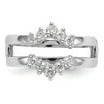 thumbnail image 5 of Auriga Fine Jewelry 14K White Gold Diamond Complete Ring Guard for Women Size 7 (0.35ct, Clarity- I1), 5 of 6