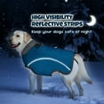thumbnail image 6 of TSYKHAIA Warm Dog Winter Coat - Adjustable Fleece Lined Dog Snow Jacket with Reflective Stripes & Pockets, Water-resistant Cold Weather Vest for Medium Large Dogs, 6 of 7