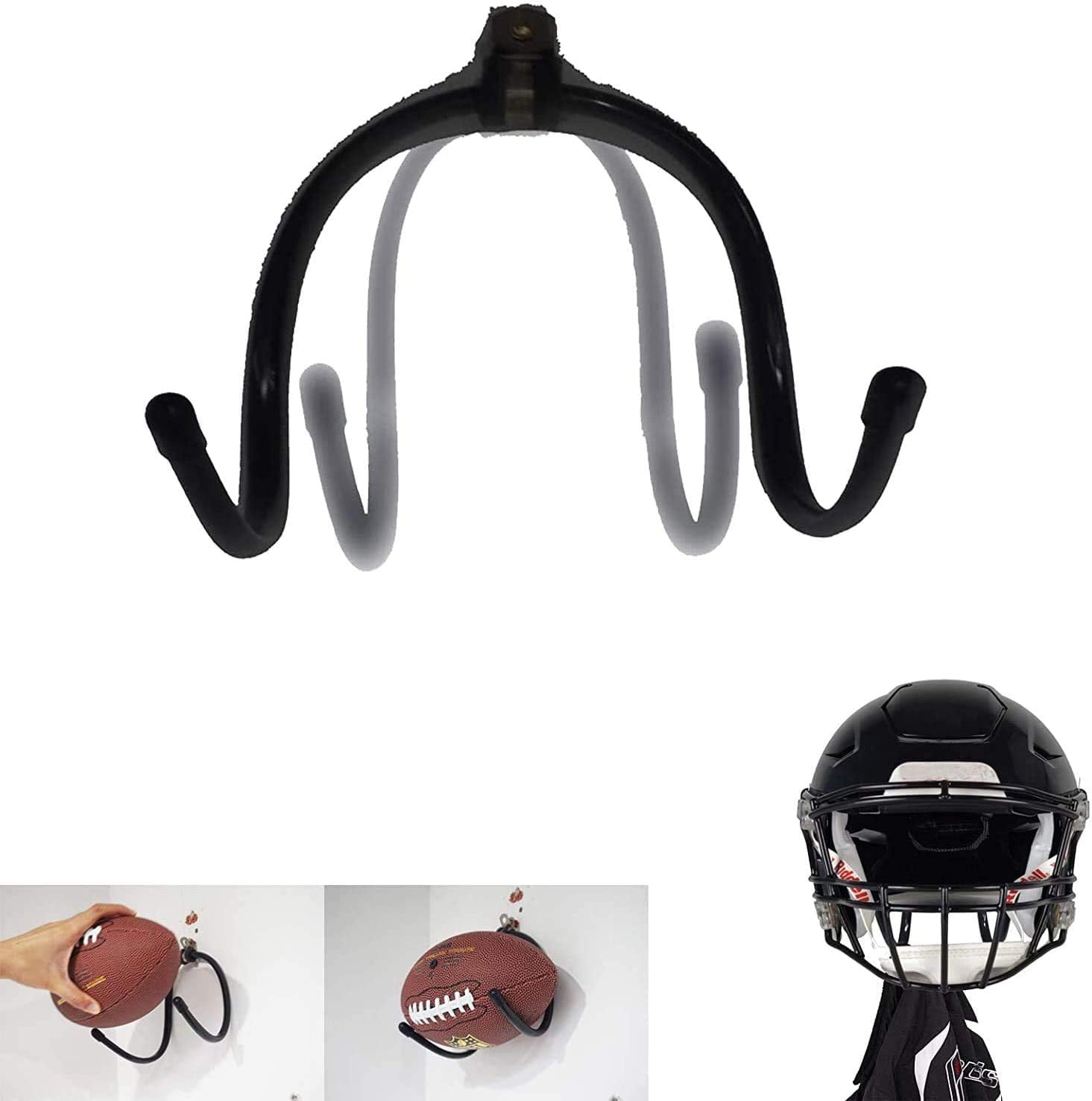 Football Wall Mount Football Holder Display Rack Football Wall Storage football-wall-mount-football-holder-display-rack-football-wall-storage