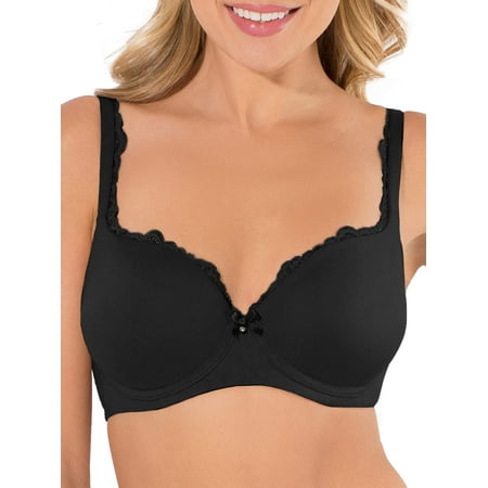 Sexy Black Slinky - Women's Everyday Soft & Sexy Light Lined Bra, Style SA1136