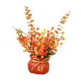 thumbnail image 3 of Fancyes Chinese New Year Feng Shui Blessing Bag Vase Decor Blessed Bag Statue Table Decoration for Restaurant Home Party Housewarming A, 3 of 8