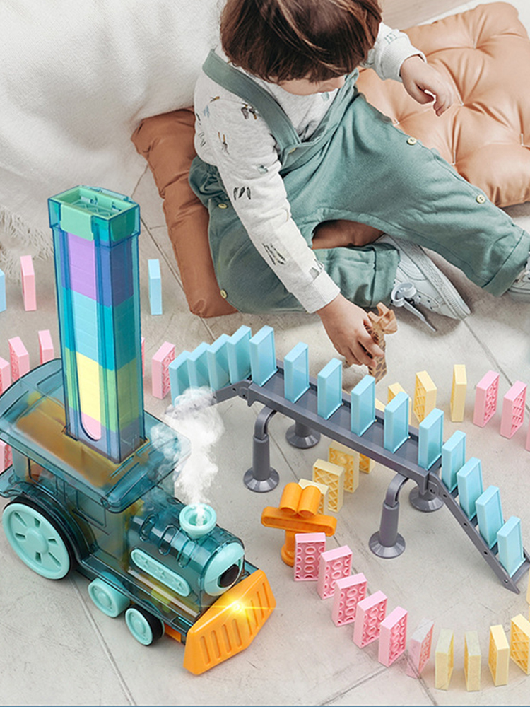 Automatic Music Laying Domino Train Set - FunToyLab