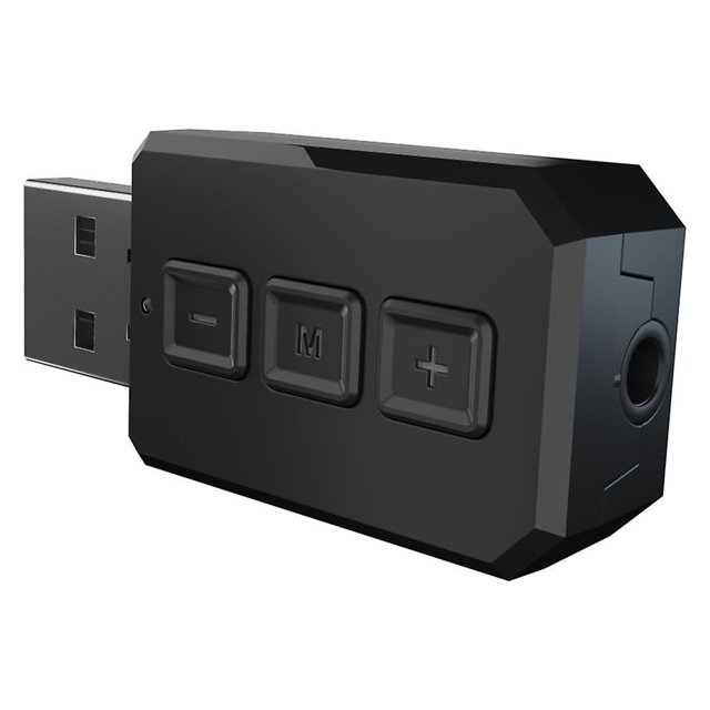 Adaptador Bluetooth 4 en 1, transmisor/receptor de Audio Bluetooth 5,0 para auriculares de coche, teléfono móvil estéreo
