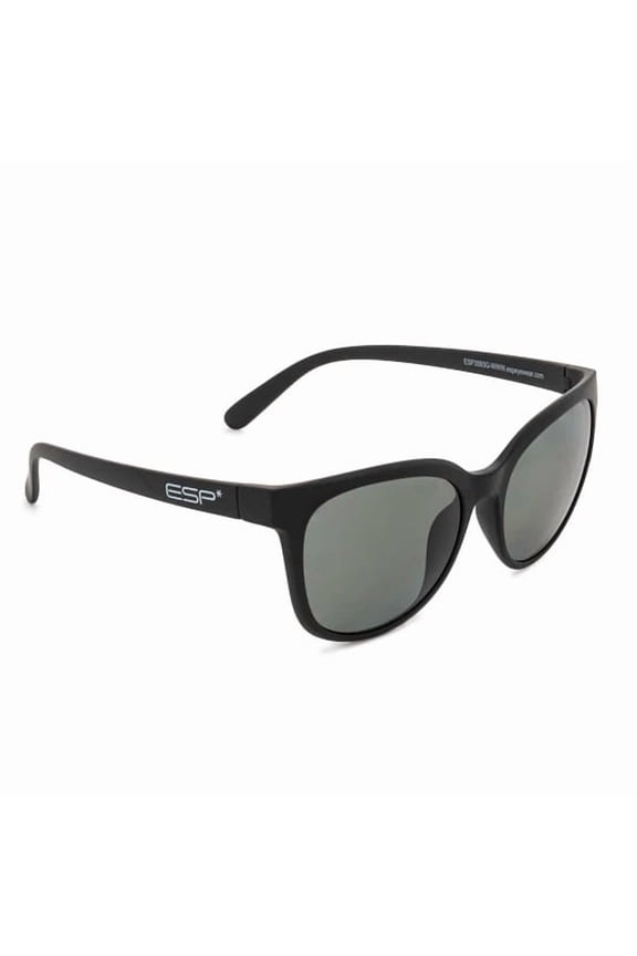 Sol - Matte Black (Melanin Polarized Grey Lenses)