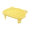 thumbnail image 4 of Estera para residuos de gatos Salvador de arena de doble capa reutilizable Amarillo, 4 of 10