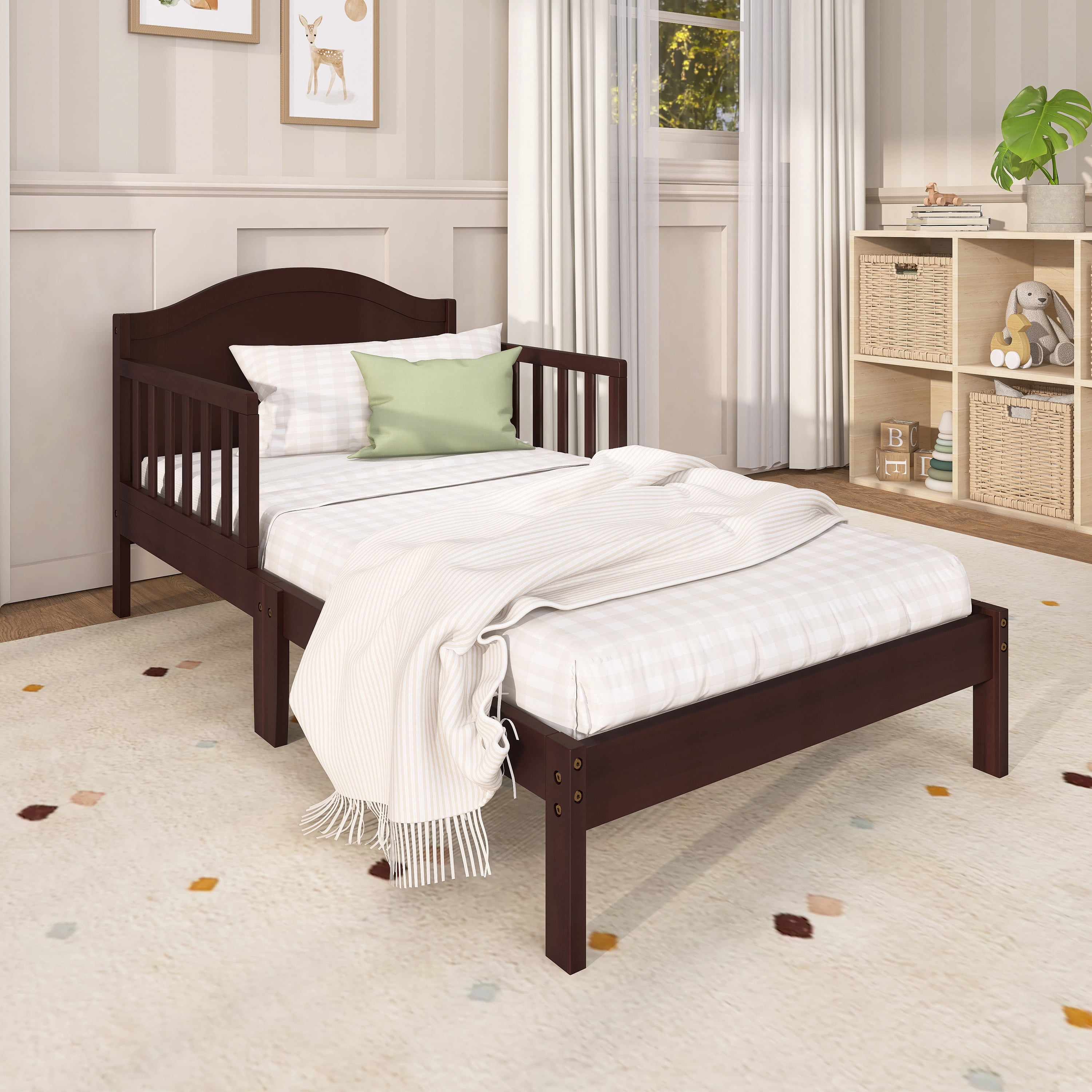 Dream On Me Sydney Toddler Bed, Espresso