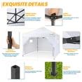 thumbnail image 2 of SANOPY 10x10 Pop up Canopy Tent, Commercial Instant Heavy Duty Canopy, Silver, 2 of 5