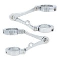 thumbnail image 1 of 2x Abrazadera de montaje de Soporte de faro para motocicletas Sunnimix Tubo de horquilla Plata, 1 of 8