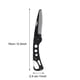 thumbnail image 5 of Peine para barba ANGGREK Acero inoxidable plegable antiestático para hombres, 5 of 8