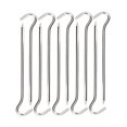 thumbnail image 1 of MasteelfCA 10pcs Question Mark Shaped Camping Tent Awning Pegs (Silver), 1 of 3