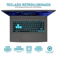 thumbnail image 4 of Laptop Gamer MSI Thin A15 NVIDIA GeForce RTX 4060 AMD Ryzen 7 7735HS 32GB RAM 512GB SSD 15.6" Windows 11 Home Teclado en Español, 4 of 5