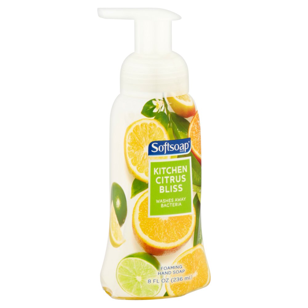 Softsoap Foaming Liquid Hand Soap Pump, Kitchen Citrus Bliss 8 oz